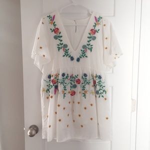 White Mini Summer Dress